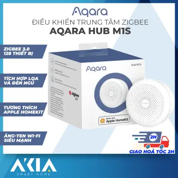 Aqara Hub M1S Gen 2, Smart Home Bridge for Alarm System (2.4 GHz Wi-Fi  Required), Remote Monitor and Control,Home Automation, Supports Apple  HomeKit