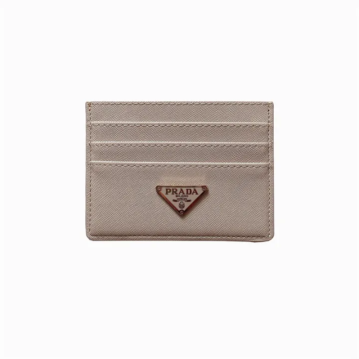 Prada Card Holders PU Leather Unisex Card Wallet 7 Slots Ultra Slim ...