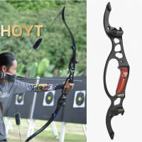 HOYT 30-50Ibs 64นิ้ว Recurve Bow 21นิ้วอลูมิเนียมอัลลอยด์ Riser American Shooting Bow