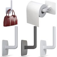 ◆♀♙ Kitchen Self-adhesive Accessories Under Cabinet Paper Roll Rack Towel Holder Tissue Hanger Storage Racks For Bathroom Toilet 1pc