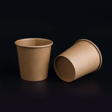 100pcs/pack 2.5oz Paper Cup White/Kraft Disposable Cup Small Mini