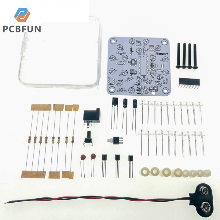 pcbfun-ชุดไฟกลางคืนควบคุมระยะไกลแบบทำมืออิเล็กทรอนิกส์อะไหล่เชื่อมแผงวงจรออกกำลังกาย