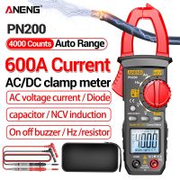 【LZ】✁◈  Aneng pn200 medidor de braçadeira digital dc/ac 600a atual 4000 contagens multímetro amperímetro tensão testador carro hz capacitância ncv ohm teste