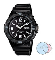 Casio ของแท้ 100% นาฬิกาผู้ชายทางการ MRW-200H-1B2 สายยางประกัน CMG