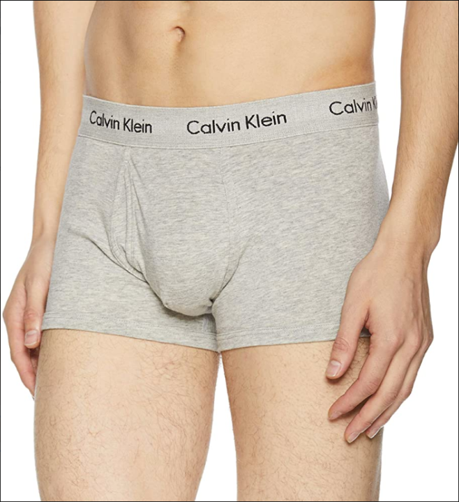 HCM]Quần lót nam Calvin Klein U6411 cotton đen trắng xám có size lớn S M L  XL quần lót nam size lớn boxer trunk big size for big men Ck style cotton |