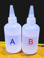 กาวซ่อมลำโพง กาวคอวอยซ์ A+B กาวอีพอคซี่่ Epoxy สีใส ใช้สำหรับติดคอวอยซ์และซ่อมลำโพง ปริมาณ 100ml 1(แพ็ค) 2ขวด