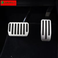 Carmilla สแตนเลสสตีลรถเหยียบการปรับเปลี่ยน Pad สำหรับ Tesla รุ่น3 S X รุ่น ModelX 2012 - Auto Pedal Covers