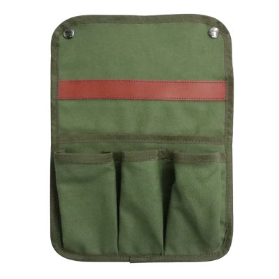 Camping Chair Side Canvas Organizer Bag Outdoor BBQ Garden Tool Bag Camping Chair Armrest Storge Pocket