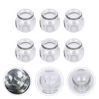 6 Pcs Fire Glass Cupping จีน Glass Cupping Instrument ชุดสำหรับ Health Care สูญญากาศ Cupping Tpy Jar