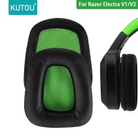 KUTOU หูฟังสำหรับ Razer Electra หูฟังสำรองที่ครอบหู Electra V1 V2หูฟังอะไหล่อะไหล่ตัวรองรับ