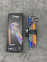 wera 3950/9 Hex-Plus ทำจากสแตนเลสพิเศษ  1 L-key set, metric, stainless, 9 ชิ้น (หกเหลี่ยม) top สุดรุ่นสแตนเลส