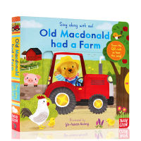 Original English original sing along with me old MacDonald had a farm nursery rhyme mechanism operation Book Old MacDonald has a farm cardboard book for childrens enlightenment