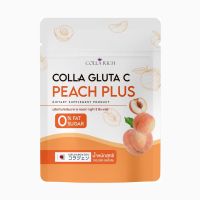 1 ถุง คอลลาริช น้ำชงผิวเผือก COLLA RICH COLLA GLUTA C ซองส้ม PEACH PLUS คอลลาเจน รสพีช ปริมาณ 100 กรัม