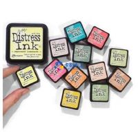 【YF】 Ranger Tim Holtz Distress Ink Mini Old Color Retro Stamp Pad  School office supplies