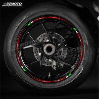 Inch Front Rear Frame Decal Wheel Hub Reflective Rim Stickers #E For DUCATI MULTISTRADA 620 950 1000 1200 1260 V4 V2 EVO