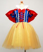 [COD] childrens costume girls Snow dress cosplay performance wedding show tutu