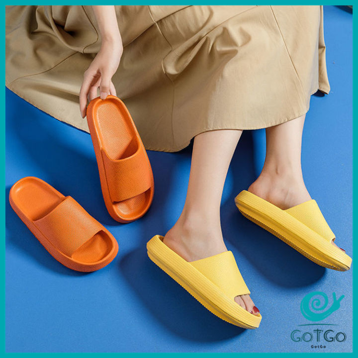 gotgo-รองเท้าแตะ-eva-รองเท้าแตะผู้หญิง-รองเท้าแตะผู้ชาย-รองเท้าแตะ-รองเท้าพื้นหนา-รองเท้าแตะใส่ในบ้าน-slipper