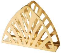 TILLSTÄLLNING Napkin holder, brass-colour (ทิลสแตลนิง ที่ใส่ผ้าเช็ดปาก, สีทองเหลือง)