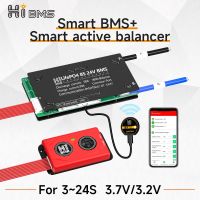 HIBMS BMS อัจฉริยะ4S Lifepo4 BMS 8S 24V 16S 48V Active Balancer Lifepo4 Active Ealizer BMS วงจรป้องกัน RV อินเวอร์เตอร์พลังงานแสงอาทิตย์