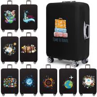 Luggage Cover Travel Print Suitcase Protector Baggage Dust Case Cover Suitable for 18-32 Elastic Suitcase Case Travel Organizer