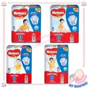 Tã quần huggies M74+8 L68+8 XL62+8 XXL56+8 mẫu mới