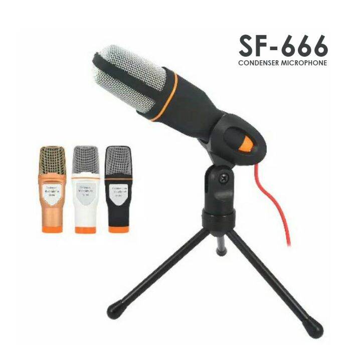 Microphone SF666 Condenser Mic Tripod Lazada Indonesia