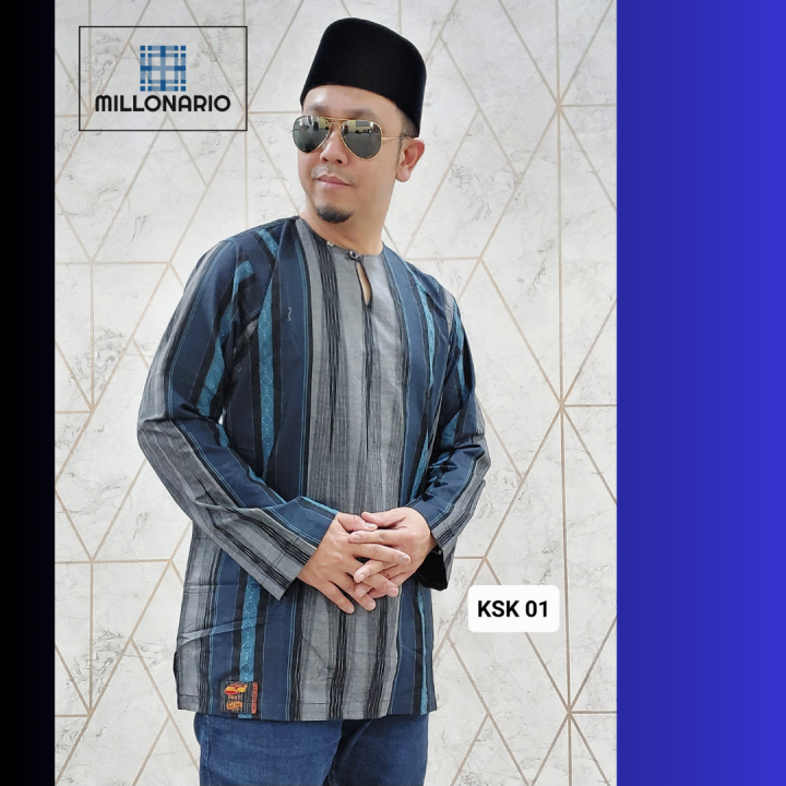 Baju kurta Teluk Belanga eksklusif. Pelbagai warna premium. Saiz M