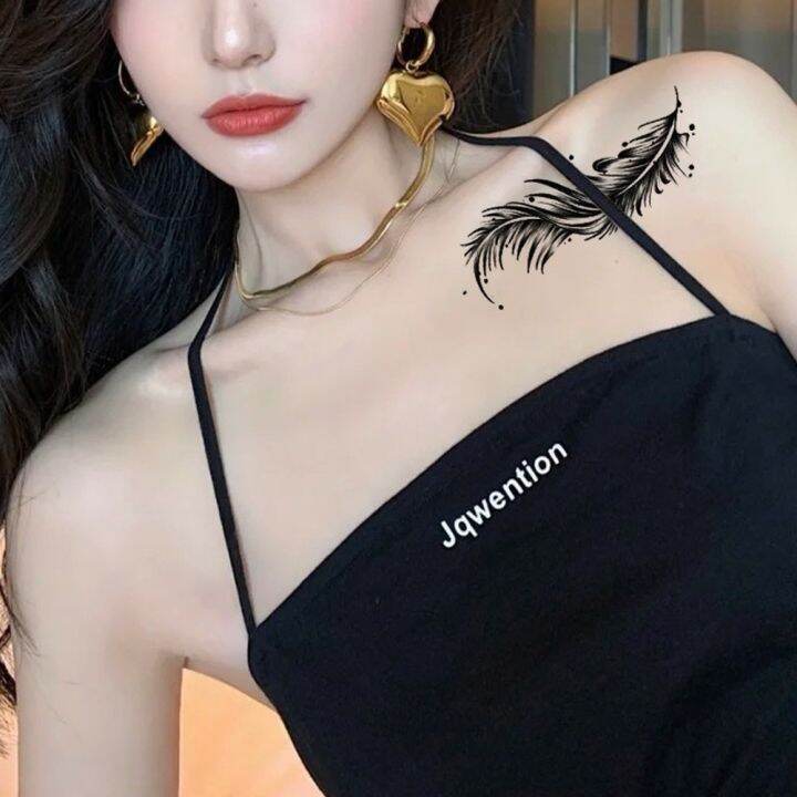 yf-black-rose-temporary-tattoo-sticker-flower-feather-elephant-body-clavicle-ankle-legs-arm-art-fake-tatto-party-bikini-tatoos