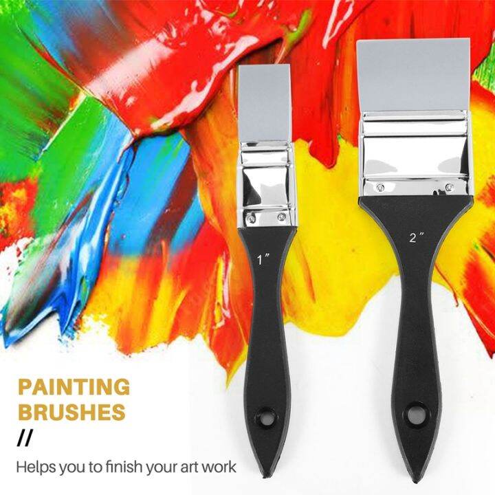 2pcs-flat-silicone-paint-brushes-wide-amp-narrow-silicone-shaper-brush-for-art-solid-paintbrush-sets-for-acrylic-paints