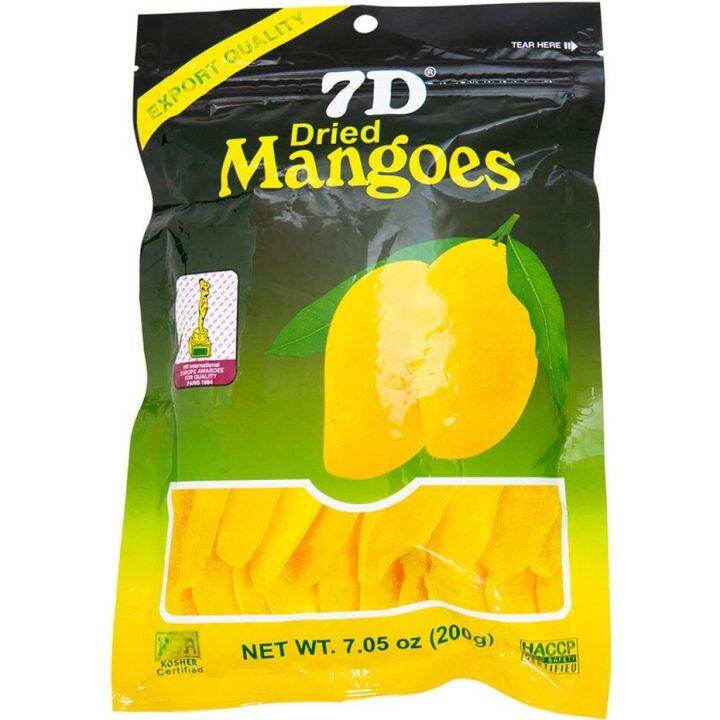 7D Dried Mangoes 200g | Lazada