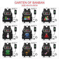 Garten เป้สะพายหลังการ์ตูน Banban สำหรับผู้ชายผู้หญิง,กระเป๋าเป้สะพายหลังแฟชั่นกระเป๋าโรงเรียนพิมพ์ลายน่ารักเหมาะกับทุกชุดชาร์จ Usb 0000กระเป๋าเดินทาง