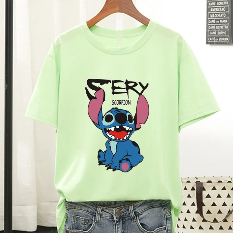 Hello Kitty Summer Cartoon Clothes For Fashion Women Oversize Cotton T  Shirt Girl Y2k Streetwear Korean Style Cute Short Sleeve - T-shirts -  AliExpress