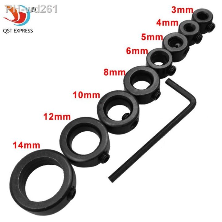 8pcs-set-woodworking-drill-bit-depth-stop-collars-ring-positioner-drill-locator-qstexpress