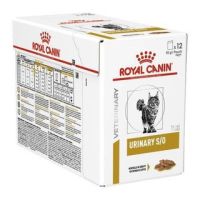 ุRoyal Canin Urinary S/O แมว อาหารแมว โรคนิ่ว 12 ซอง อาหารเปียก Cat Pouch