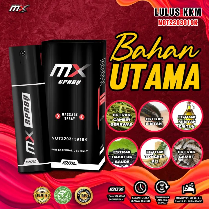 Mx Spray - Delay spray for men, Spray tahan lama lelaki, Men delay ...