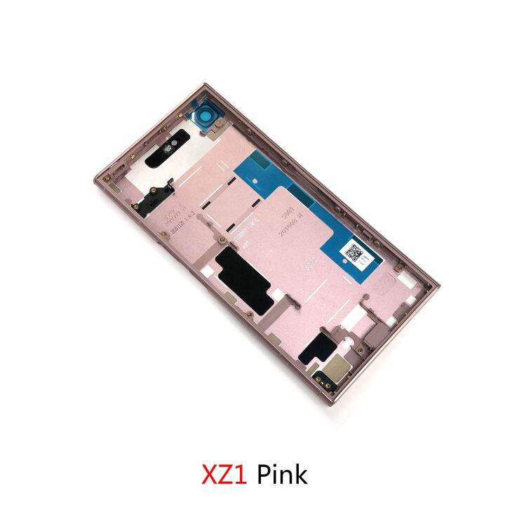 ฝาครอบด้านหลังสำหรับ-sony-xperia-xz1ขนาดเล็ก-xz1ขนาดกะทัดรัดชิ้นส่วนกรอบกลางฝาหลังแบตเตอรี่ที่หุ้มเครื่องอะไหล่เคส