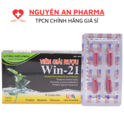 Viên Giải Rượu Win 21 USA giải độc gan, giảm tác hại rượu bia