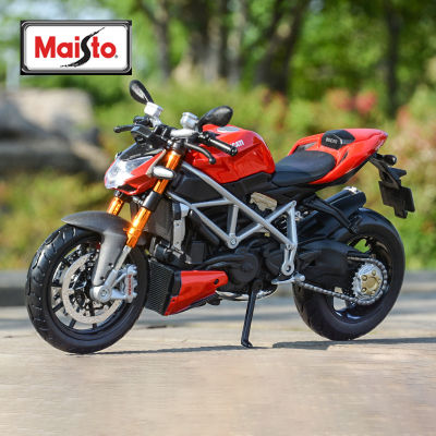 Maisto 112 Ducati Streetfighter S รถจักรยานยนต์รุ่นรถคอลเลกชัน Autobike Shork-Absorber Off Road Autocycle ของเล่นรถ