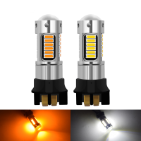 1ชิ้น Canbus PWY24W PW24W หลอดไฟ LED เลี้ยวสัญญาณไฟไฟวิ่งกลางวัน4014 30smd DRL ไฟตัดหมอกอำพันสีเหลืองสีขาวสีแดง12V