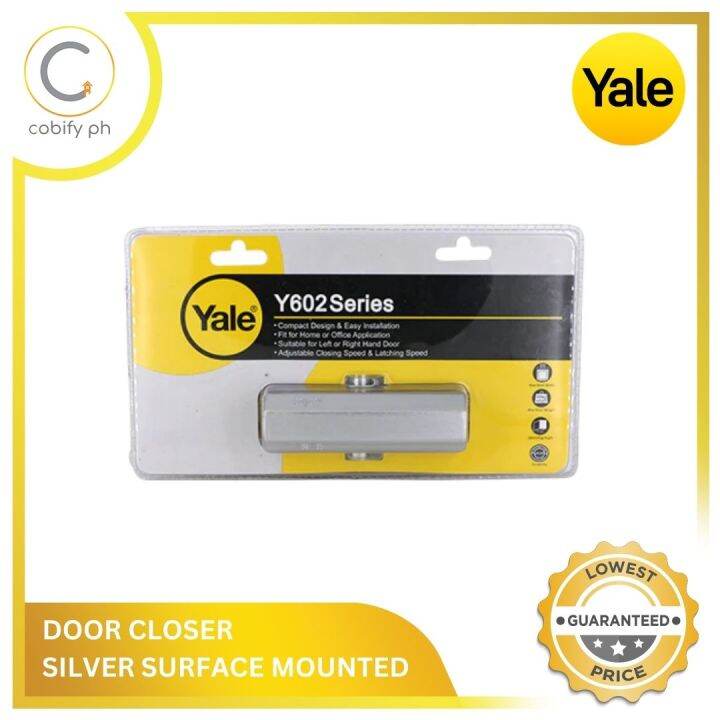 Yale Door Closer Silver Surface Mounted Lazada PH