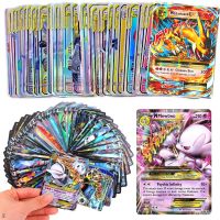 Pokemon 60pcs Mega EX Cards Box Best Selling English Version Children Battle Game Shining Collection Display Booster Cards Toys