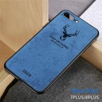 กวางผ้าโทรศัพท์เคสสำหรับไอโฟน 7 Plus 8 PLUS ซิลิคอนกรอบคลุมทั้งหมดป้องกันเคสสำหรับ Apple iPhone 7 Plus/8 PLUS