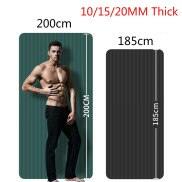 Thảm Tập Yoga 10 15Mm Thảm Thể Thao Tập Thể Dục Thể Thao NBR Dày Mở Rộng