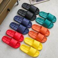 New Home Sandals Slippers Womens Summer Indoor Bathroom Non-slip Slippers Men Soft Thick Bottom Flip Flops Couple Flat Shoes