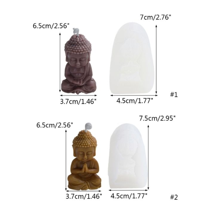 แม่พิมพ์ซิลิโคนสำหรับงานหัตถกรรมของโบสถ์เทียนพุทธะทำเทียนธูปเรซิ่นแม่พิมพ์เทียนรูปปั้นศิลปะซีเมนต์
