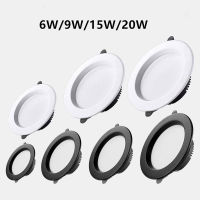 Embedded LED ceiling light spotlight hole light living room ultra-thin 6W9W15W20W engineering downlight