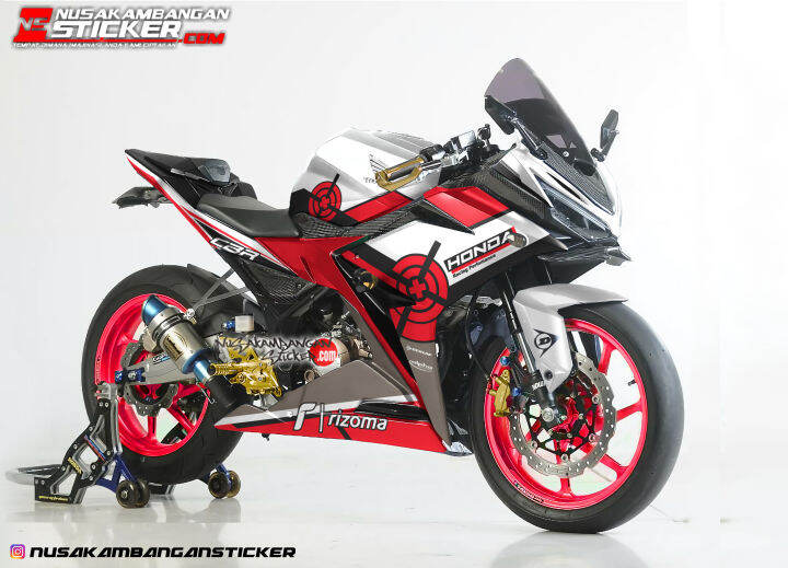 Decal Sticker Honda Cbr R All New Honda Perfomance Merah Putih