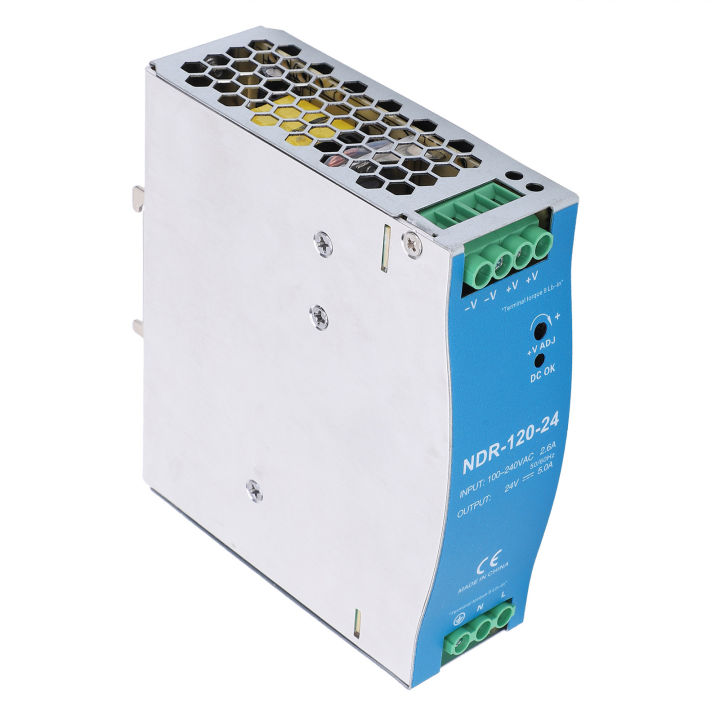 ตัวสวิตช์จ่ายไฟสลับไฟกระแสสลับ-ndr-120-24-120w-24v-สำหรับป้องกัน-short-circui-เกินพิกัดสำหรับป้องกันความร้อนสูงเกินแรงดันไฟฟ้าเกิน