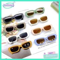 TANTUANG แฟชั่น เด็กชายหญิง ป้องกัน UV 400 สี่เหลี่ยมผืนผ้า แว่นกันแดดเด็ก แว่นตา แว่นตากันแดดเด็ก