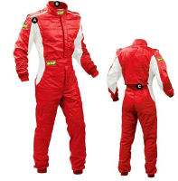 Childrens One-piece Racing Suit Kart Drifting Practice Suit Racing Suit Men Red Black Blue